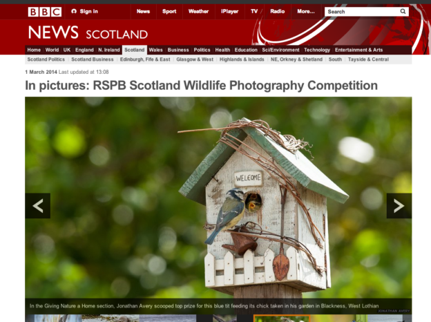 RSPB Scotland Photography Award 2014