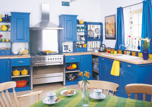 Shaker Blue Kitchen